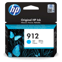 HP 912 originální inkoustová kazeta azurová 3YL77AE Azurová