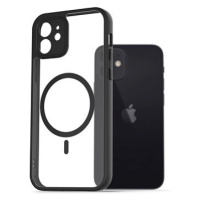 AlzaGuard Clear TPU Case Compatible with Magsafe pro iPhone 12 černé