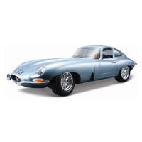 Bburago Jaguar E type Coupe stříbrná 1:18