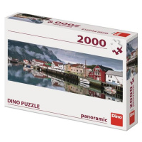 Puzzle 2000 Rybářská vesnice panoramic