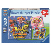 Ravensburger puzzle Tlapková Patrola 3 x 49 dílků