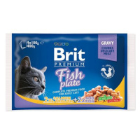 Kapsičky BRIT Premium Cat Fish Plate 400 g