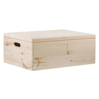 Dřevěný box s víkem 60 x 40 x 23 cm