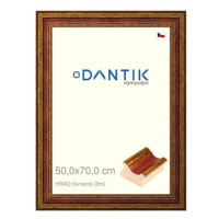 DANTIK rámeček 50 × 70, HRAD červený plexi čiré