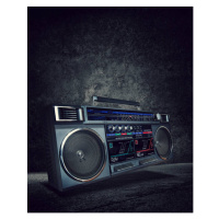 Ilustrace 1980's Boombox, SEAN GLADWELL, 30 × 40 cm