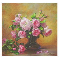 Obrazová reprodukce Roses of Sweet Scent and Velvet Touch, Albert Williams, 40 × 40 cm