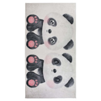 Černo-bílý dětský koberec 80x150 cm Panda Friends – Vitaus