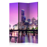 Paraván Purple Melbourne Dekorhome 225x172 cm (5-dílný)