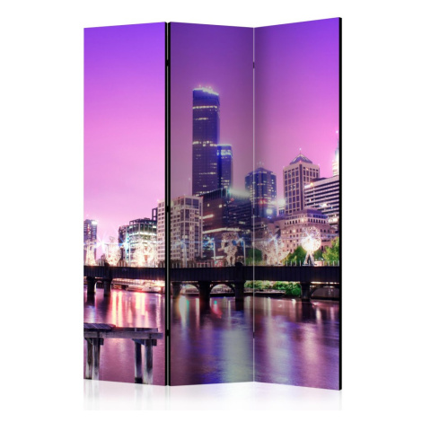 Paraván Purple Melbourne Dekorhome 225x172 cm (5-dílný)