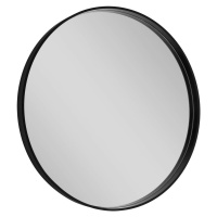 SAPHO NOTION kulaté zrcadlo v rámu ø 80cm, černá mat NT800