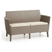 Allibert SALEMO 2 seater sofa - cappuccino