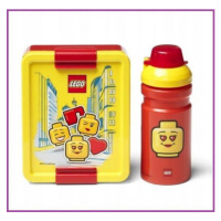 Svačinový set LEGO ICONIC Girl (láhev a box) - žlutá/červená SmartLife s.r.o.