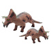 mamido  Velká figurka dinosaurus Triceratops se zvuky 36 cm hnědá