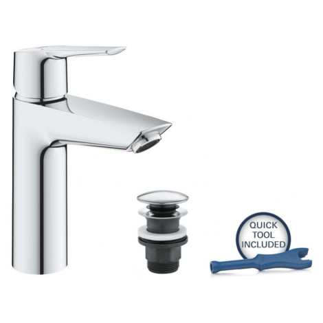 GROHE QuickFix Start Umyvadlová baterie s výpustí Push-Open, chrom 24204002