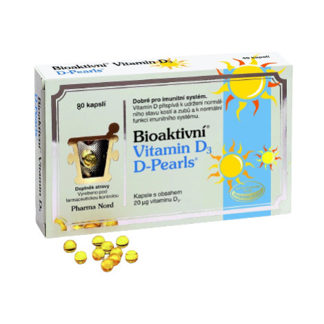 Bioaktivní Bioaktivni Vitamin D3 D Pearls 80 kapslí