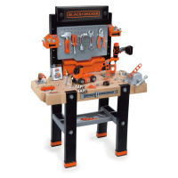 Pracovní dílna elektronická Bricolo Ultimate Workbench Black&Decker Smoby s mechanickou vrtačkou