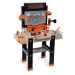 Pracovní dílna elektronická Bricolo Ultimate Workbench Black&Decker Smoby s mechanickou vrtačkou