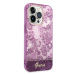 Guess GUHCP14LHGPLHF hard silikonové pouzdro iPhone 14 PRO 6.1" fuschia Porcelain Collection