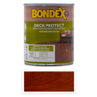 BONDEX Deck Protect - ochranný syntetický olej na dřevo v exteriéru 0.75 l Červený mahagon