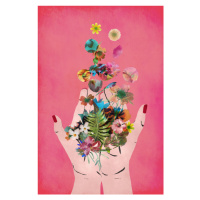 Ilustrace Frida`s Hand`s (Pink Version), Treechild, (26.7 x 40 cm)