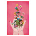 Ilustrace Frida`s Hand`s (Pink Version), Treechild, 26.7 × 40 cm