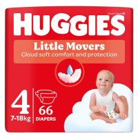 Huggies Little Movers 4 7-18 kg jednorázové plenky 66 ks