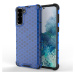 Honeycomb pancéřové pouzdro se silikonovým rámem pro Samsung Galaxy S22 PLUS 5G Blue