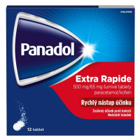 Panadol Extra Rapide 500mg/65mg 12 šumivých tablet