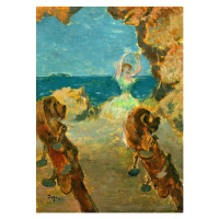 Obrazová reprodukce The Ballet Dancer, 1891 (oil on mahogany panel), Edgar Degas, 30 × 40 cm