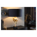 LuxD 26763 Designová stolní lampa Madigan 56 cm černo-zlatá