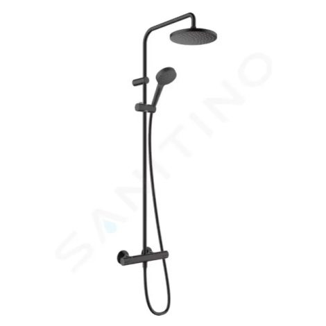 Hansgrohe 26089670 - Sprchový set Showerpipe 200 s termostatem, EcoSmart, matná černá