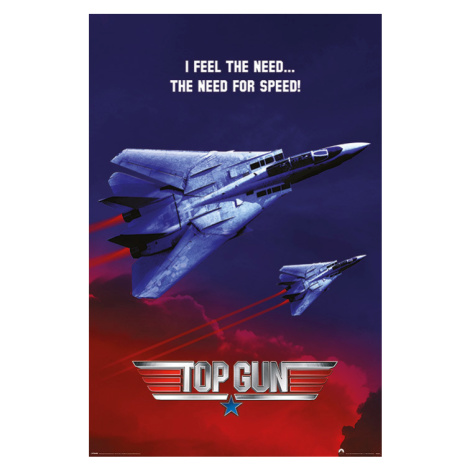 Plakát, Obraz - Top Gun - The Need For Speed, (61 x 91.5 cm) Pyramid
