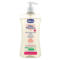 CHICCO Šampon micelární na vlasy a tělo s dávkovačem Baby Moments Sensitive 94% přírod. složek 5