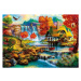 Country House by the Water Fall - puzzle z kategorie Umělecké