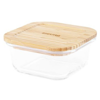 Siguro Dóza na potraviny Glass Seal Bamboo 0,5 l, 6,5 x 13,5 x 13,5 cm