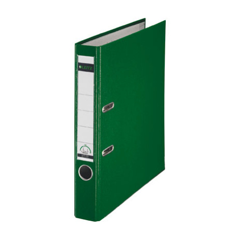 Pákový pořadač LEITZ 180° - A4, plastový, hřbet 5,2 cm, zelený
