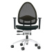 Topstar Elegantní kancelářská otočná židle, se zadní síťkou, opěradlo 550 mm, černá