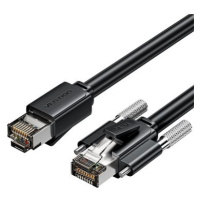 Vention Ultra-Flexible Cat6A SFTP Industrial Camera Ethernet Patch Cable 50M Black