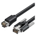 Vention Ultra-Flexible Cat6A SFTP Industrial Camera Ethernet Patch Cable 50M Black