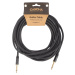 Cascha Professional Line Guitar Cable, Straight, Black, 9 m