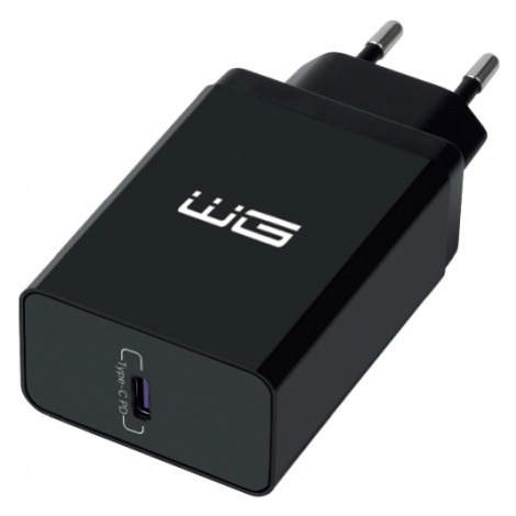 Winner Síťová nabíječka 1xUSB-C-PD 20W 5V-9V-12V (Bez kabelu) (Černá), 7948