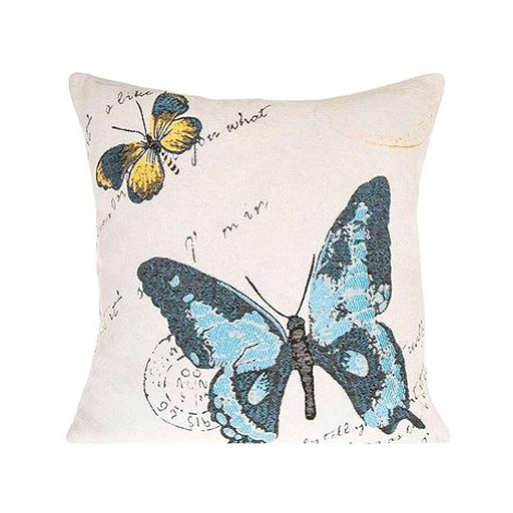 Eurofirany Gobelin, 45 × 45 cm, Motýl 04 modrý