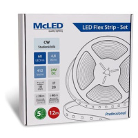 McLED Set LED pásek 12m, CW, 4,8W/m