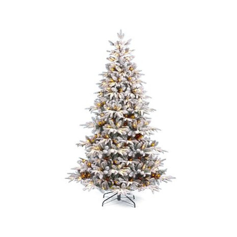 Vánoční stromek zasněžený DELUXE jedle Anita 180 cm se SMART LED OSVĚTLENÍM LAALU