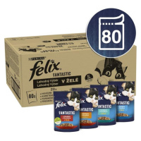 Felix Fantastic hovězí kuře tuňák treska v želé 80 x 85 g