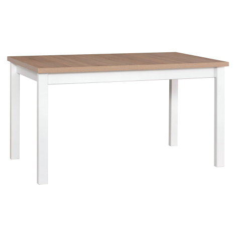 Stůl Alba 1 Barva desky: Bílá, Barva podstavy: Ořech Drewmix