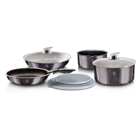 BERLINGERHAUS Sada nádobí s odnímatelnou rukojetí 9 ks Carbon PRO Line Berlinger Haus