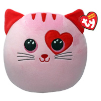 Ty Squishy Beanies FLIRT, 22 cm - pink cat (1)