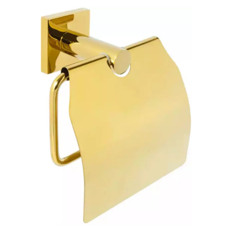 Držák toaletního papíru s krytem Nero Gold CKG-7819 84 BAUMAX