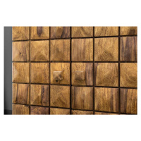 LuxD Designová barová skříňka Motley, 130 cm, sheesham
